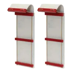 16.25" Vintage Holiday Toboggan Sled D&eacute;cor Set