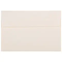 JAM Paper A8 Strathmore Invitation Envelopes, 50ct. Natural White Laid