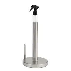 SunnyPoint Paper Towel Holder With Spray Head Satin Nickel