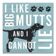 I Like Big Mutts Canvas Wall Art