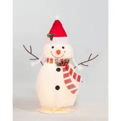 2-Piece Pop-Up Snowmen Sculpture Set