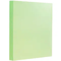 JAM Paper Matte 8.5" x 11" Extra Heavyweight Cardstock, 25 Sheets Mint Green