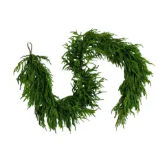 8ft. Artificial Real Touch Norfolk Island Pine Garland with Natural Look