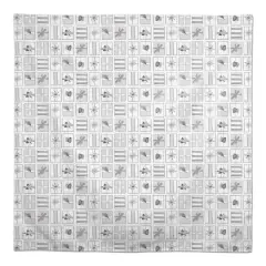 Silver Presents 58x58 Tablecloth