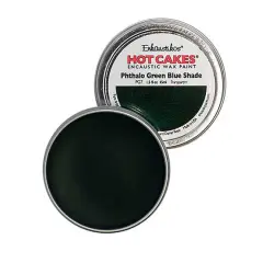 Enkaustikos&reg; Hot Cakes&reg; Encaustic Wax Paint, 1.5oz. Phthalo Green Blue Shade