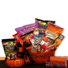 No Tricks Just Treats Halloween Goodie Bucket
