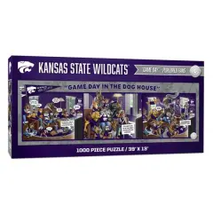 College Game Day in the Dog House 1,000 Piece Puzzle Kansas State Wildcats