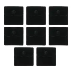 Black Jewelry Pouches, 8ct. by Bead Landing&trade;