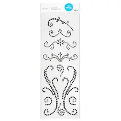 Black Flourish Design Stickers by Recollections&trade;