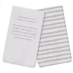 Proverbs 24 16" x 25" Tea Towel - Set of 2