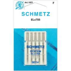 Euro-notions Schmetz ELX705 Serger Needles, 14/90, 5ct.