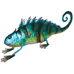 Santa's Workshop 22" Blue Iron Lizard