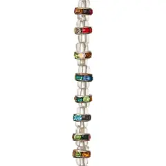 Multicolor Rhinestone Rondelle Beads, 6mm by Bead Landing&trade;