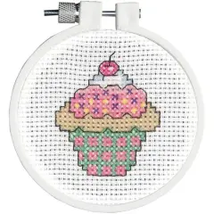 Janlynn&reg; Kid Stitch Cupcake Counted Cross Stitch Kit