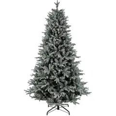 7.5ft. Unlit Frosted Holliston Artificial Christmas Tree