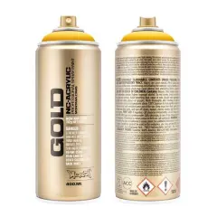 Montana&trade; Gold Acrylic Professional Spray Paint G1220 Yellow Cab