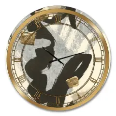Designart 'Glam Collage Ii Glam Wall Clock