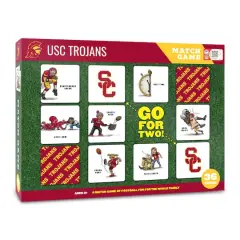 College Team Licensed Memory Match Game USC Trojans