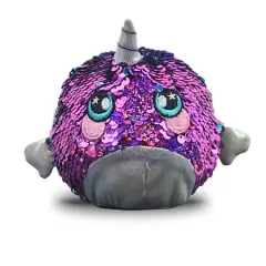 Beverly Hills Teddy Bear Squeezamals Shelby Sparkle Narwhal Stuffed Animal