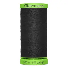 G&uuml;termann Dekor 547yd. Polyester Bobbin Thread 000 Black