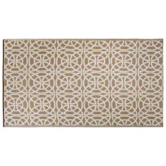 DII&reg; Taupe Infinity Circle Outdoor Rug, 4ft. x 6ft.