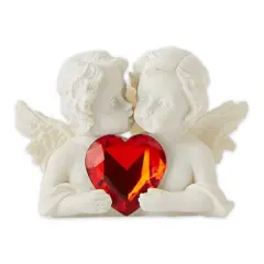 Two in Love Cherub Figurine 2.75" x 1.5" x 2"