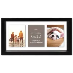 Expressions&trade; 6" x 12" Black Float Frame by Studio D&eacute;cor&reg;