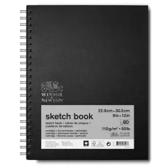 Winsor & Newton Sketch Book, Spiral-Bound, 9" x 12"