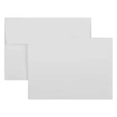 JAM Paper A7 White Foldover Greeting Cards & Envelopes, 25ct.