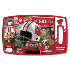  Wisconsin Badgers Retro Series Cutting BoardAssorted