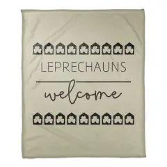 Leprechauns Welcome 50" x 60" Coral Fleece Blanket