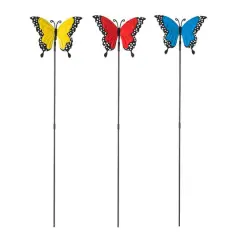 Glitzhome&reg; 22" Metal Butterfly Picks, 3ct.