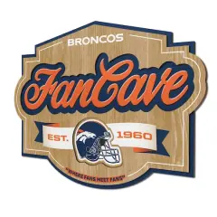 NFL Fan Cave Sign Denver Broncos