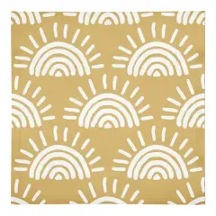 Sun Print Cotton Twill Napkin Yellow