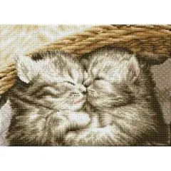 Diamond Dotz&reg; Intermediate Little Darlings Pre-Framed Diamond Painting Kit