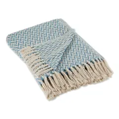 DII&reg; Zig-Zag Throw Storm Blue