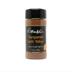 Gamblin Artist's Color Dry Pigments, 4oz. Transparent Earth Yellow