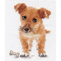 Alisa Puppy Cross Stitch Kit