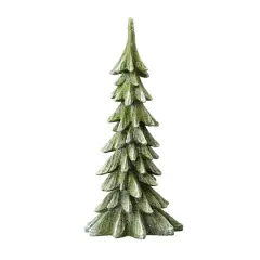 Glitzhome&reg; 14.75" Green Christmas Tree Table D&eacute;cor
