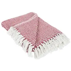 DII&reg; Barn Red Woven Throw