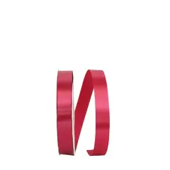 JAM Paper 7/8" x 100yd. Single Face Satin Allure Ribbon Wine