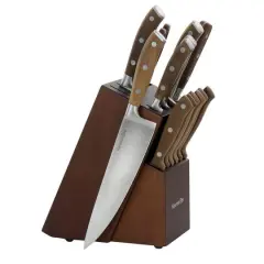 Kenmore&reg; Elite Cooke 14-Piece Dark Brown Stainless Steel Cutlery Set