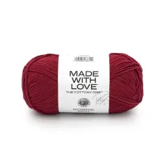 Lion Brand&reg; Tom Daley Made with Love&trade; The Cottony One&trade; Yarn Robbie Red