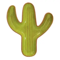 8.25" Green Cactus Ceramic Dish by Ashland&reg;