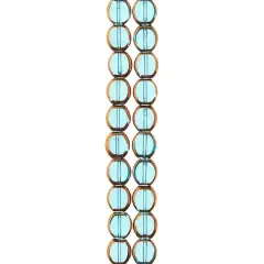 Aqua Table Cut Glass Beads, 10mm by Bead Landing&trade;