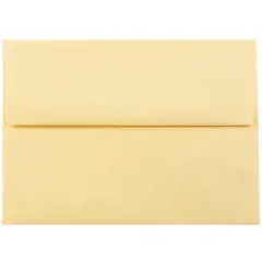 JAM Paper 4.75" x 6.5" Parchment Invitation Envelopes, 50ct. Antique Gold Recycled