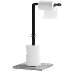 Freestanding Toilet Paper Holder Stand