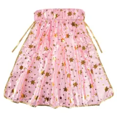 Princess Cape With Pink & Gold Stars