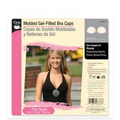 Dritz&reg; Nude Size B/C Molded Gel-Filled Bra Cups