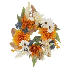 Mini Dahlia & Mum Wreath by Ashland&reg;